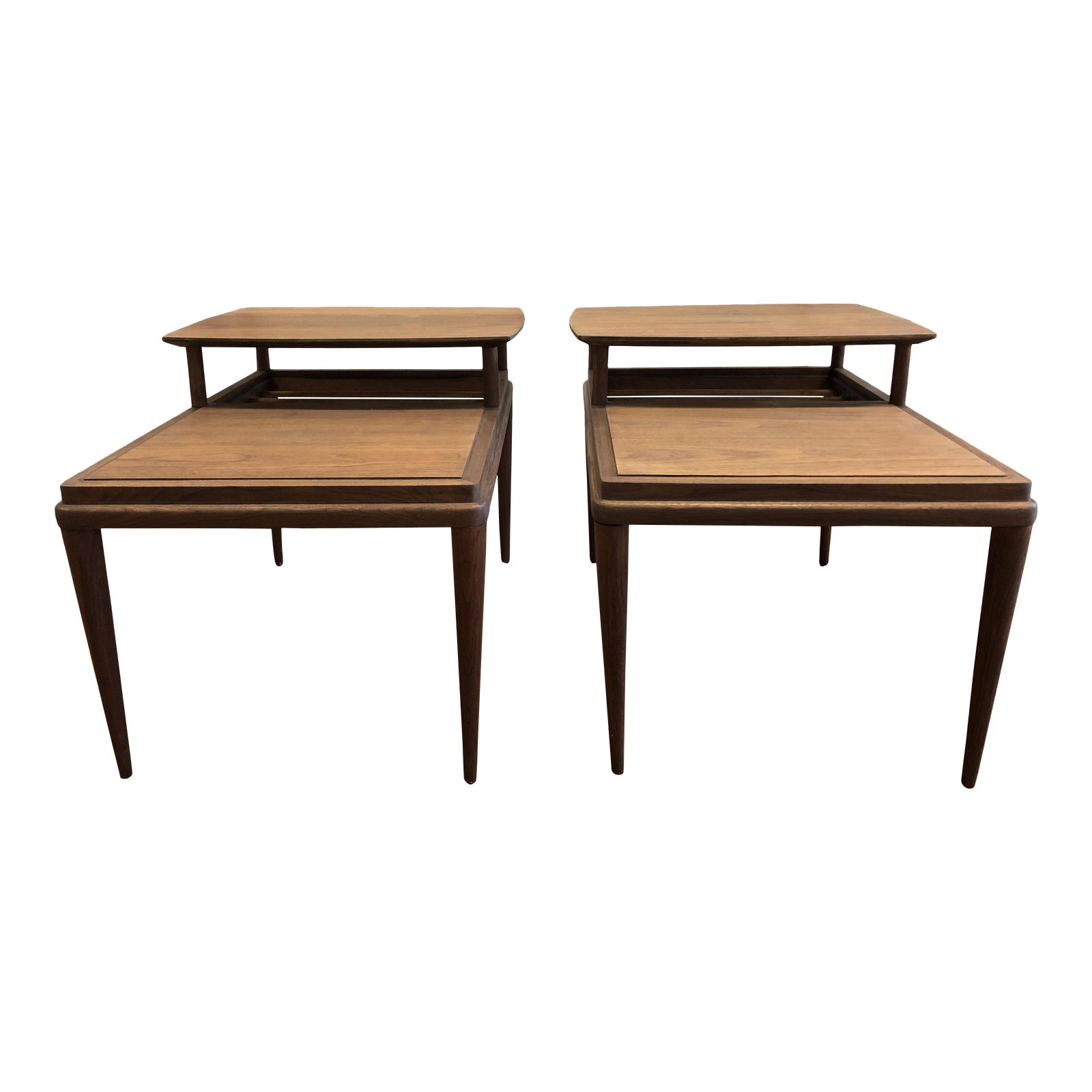 pair-of-mid-century-walnut-step-back-side-tables-4035 - Design Plus Gallery