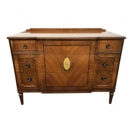 Vintage Italian Inlaid Three- Drawer Dresser