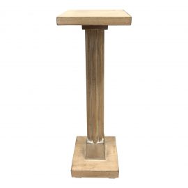 Contemporary Off White Driftwood Martini Table