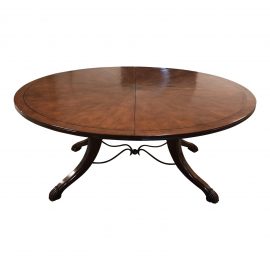 Emanuel Morez Galloway Cherry Finish Dining Table. Original Price: $15,000