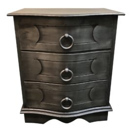 Zinc Clad Baroque Night Stand