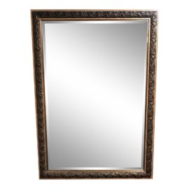 Large Scale Carved Frame Mirror