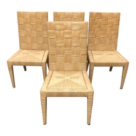Donghia John Hutton Block Island Dining Chairs- Set of Four