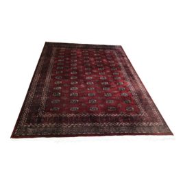 Vintage Pakistani Bokhara Area Rug - 9′4″ × 13′5″