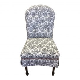 Custom Charles Stewart + Madeline Weinrib Fabric Side Chair. Original Price: $2,000