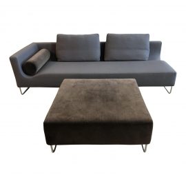 Bensen Canyon Left Arm Sofa + Ottoman. Original Price: $7,000