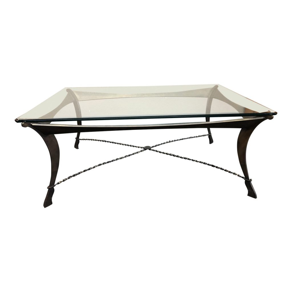 Steel + Glass Cocktail Table by Restoration Hardware. Original Price ...