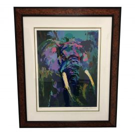 LeRoy Neiman Signed + Numbered Serigraph 'Portrait of an Elephant'. Original Price: $6,000