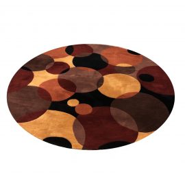 Momeni Round New Wave Area Rug - 7′9″ × 7′9″