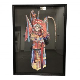 Original Mixed Paper Collage by Artist Jung L.