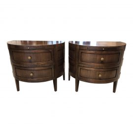 NEW Hickory Chair Lanesborough Bedside Tables- a Pair. Original Price: $7,032