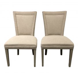 NEW Hickory Chair Flare Back Side Chairs - a Pair. Original Price: $3,630