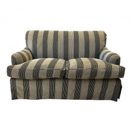 A.Rudin Custom English Rolled Arm Loveseat