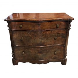 Vintage Three Drawer Wood Dresser