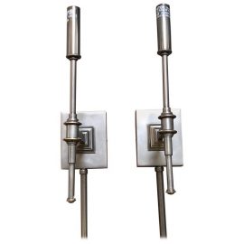 Restoration Hardware Bronze Library Wall Sconce. Original Price: $398