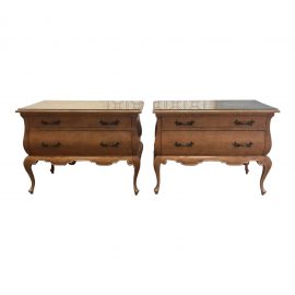 Minton-Spidell Dutch Bombe Chest - a Pair. Original Price: $11,840