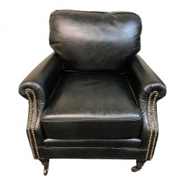 Bilson Leather Arm Chair by Pottery Barn. Original Price: $999