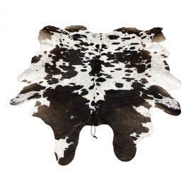 Large Genuine Cowhide Area Rug - 7′6″ × 9′3″