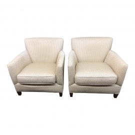 Lee Industries Arm Chairs, a Pair. Original Price: $2,200