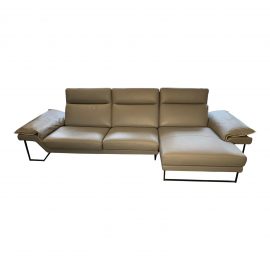 NEW El Coral Leather Sectional by Delta Solatti, Italy. Original Price: $9,895