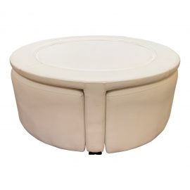 Retro 5 Piece Ottoman, Coffee Table