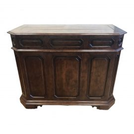 Custom Quadrus Studio Tuscan TV Lift Credenza. Original Price: $12,200