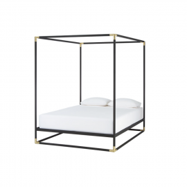 CB2 Queen Size Canopy Bed Frame. Original Price: $700