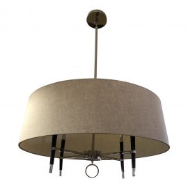 Jonathan Adler Single Tier Ventana Chandelier for Robert Abbe. Original Price: $940