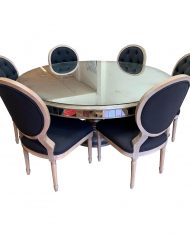 john-richard-collection-lisandra-antiqued-mirrored-round-dining-table-six-four-hands-stella-chairs-4895