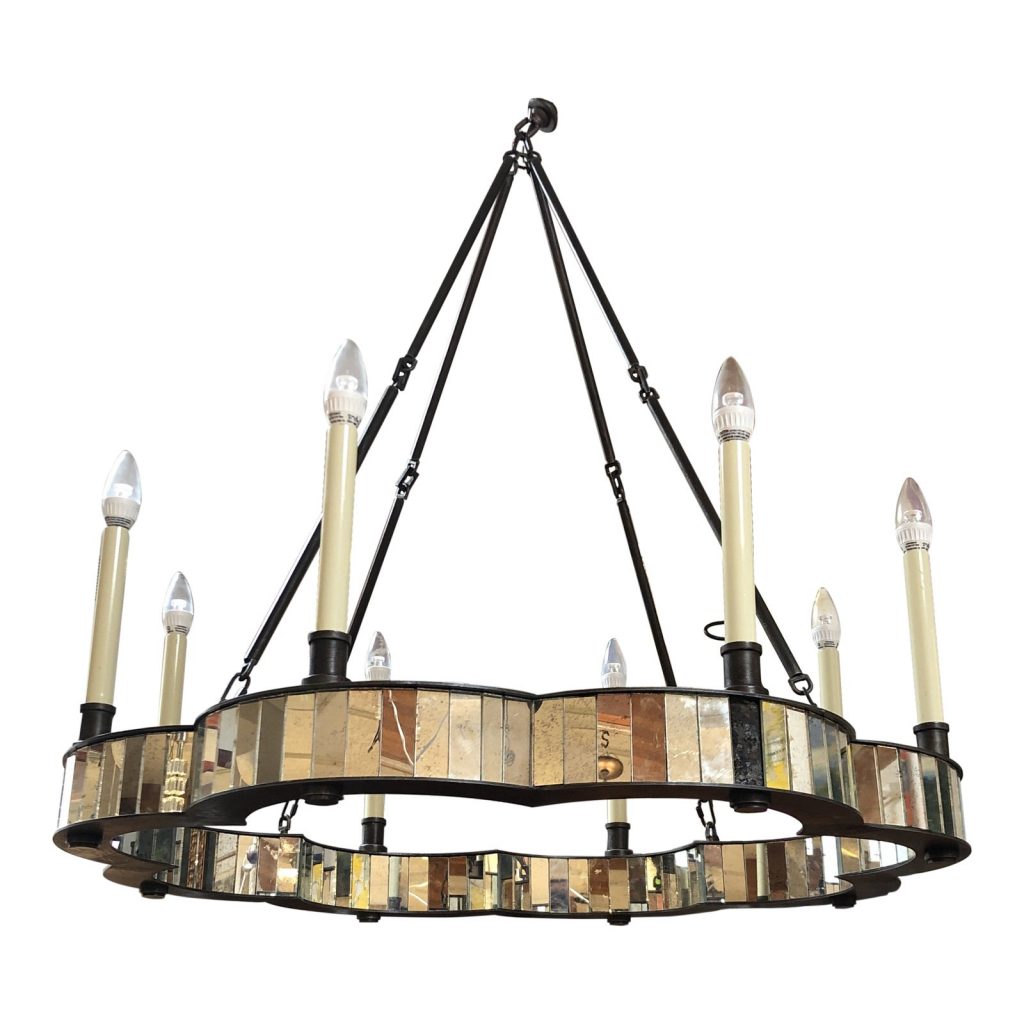Fiona Mirror Chandelier by Made Goods. Original Price 3,100 Design