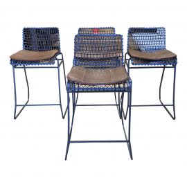 Crate & Barrel Tig Counter Stools , Set of Four