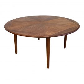 Mid-20th Century Bramin Mobler Henry Walter Klein Round Teak Coffee Table