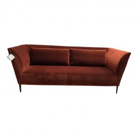 Della Robbia Lillian Sofa in Encanto Spice. Original Price: $5,214