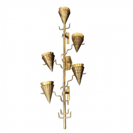 Phoenix Day Custom 5-Light Wall Sconce. Original Price: $7,000