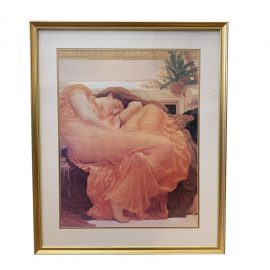 Framed Print Traditional Woman Resting Print