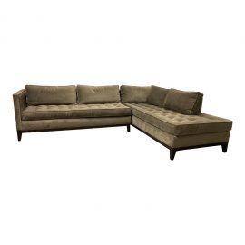 Pearson Custom 2pc Olive Sectional