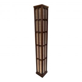 Custom Japanese Style Grasscloth Floor Lamp. Original Price: $2,400