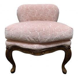 Michael Taylor Designs Velvet Rose Vanity Chair. Original Price: $2,395