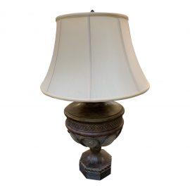 Fine Art Lamps Caged Glass Urn Table Lamp With Shade. Original Price: $1,500