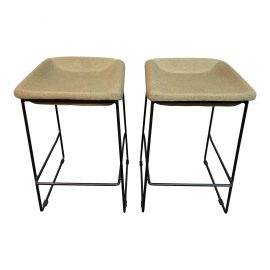 EQ3 Mackenzie Counter Stools, a Pair. Original Price: $400