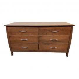 Baronet Maple Six Drawer Dresser. Original Price: $1750
