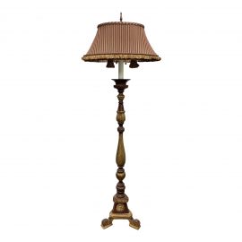 Frederich Cooper Turned Wood Floor Lamp