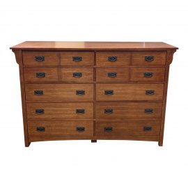 Bassett Furniture Kingston Prairie Ten-Drawer Dresser. Original Price: $2,275
