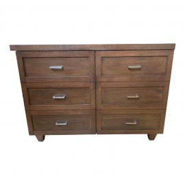 Custom T. Woodcraft Rift Saw Oak Storage + Shelving