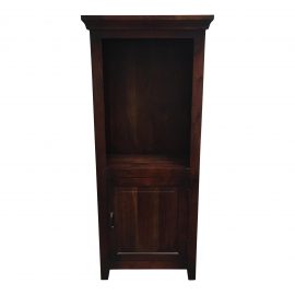 Solid Mahogany Bookcase With Cupboard