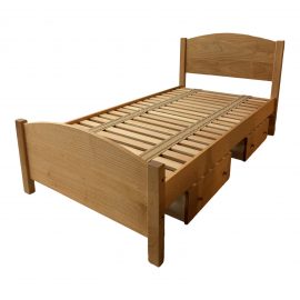 Twin Size Pacific Rim "The Classic" Solid Maple + Integrated Storage.  Original Price: $1,380