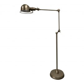 Restoration Hardware Atelier Task Patina Nickel Floor Lamp. Original Price: $560
