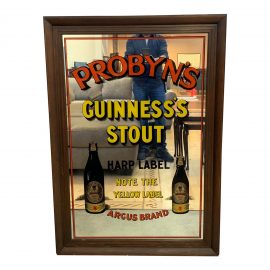 Mid-20th Century Probyn's Guinesss Stout Mirror