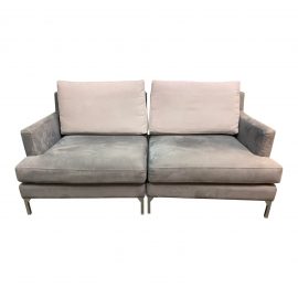 Limn Modern Custom Two-Piece Loveseat. Original Price: $3,000