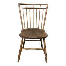 Vintage Faux Bamboo Side Chair